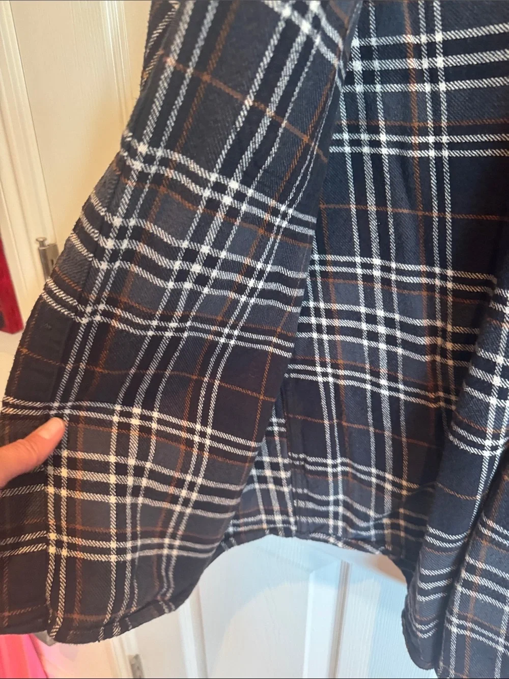 Wolverine Black and Cream Plaid Shirt Jacket